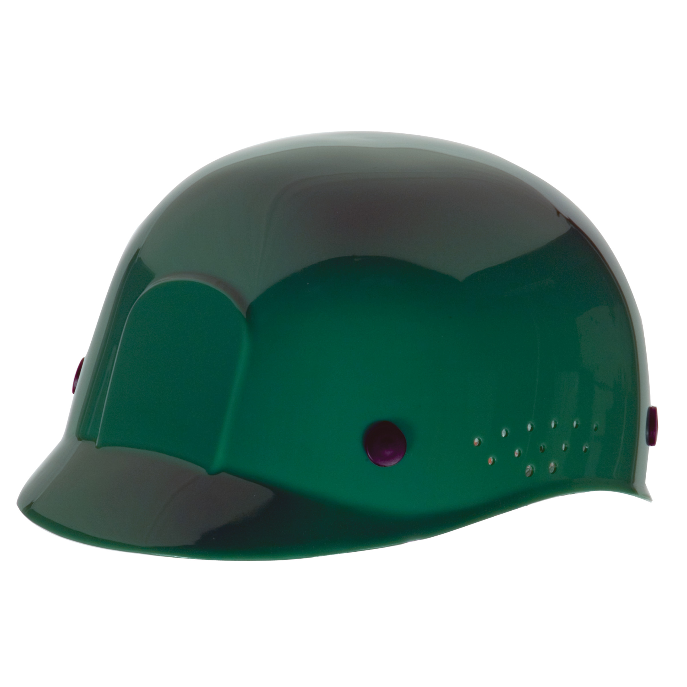 Bump Cap, Green, w/Plastic Suspension